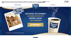 Desktop Screenshot of maxwellhouse.fr